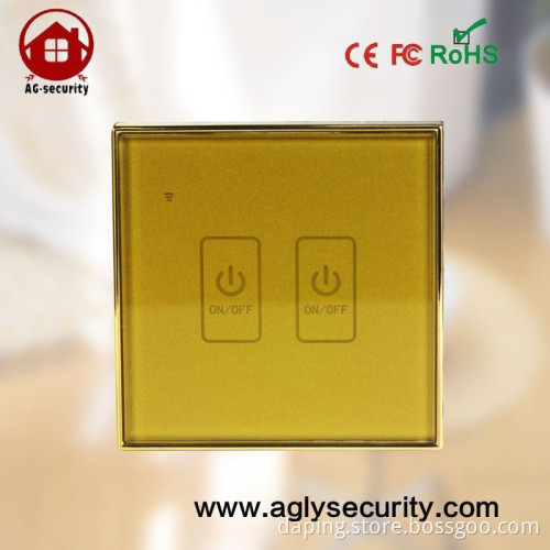 Smart Home Zigbee Light Switches Touch Panel,Mobile Phone or Tablet Wireless Control or Remote Control